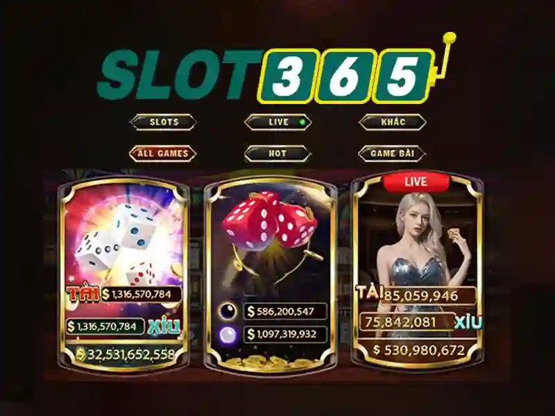 Slot365 — Trải nghiệm máy xèng trực tuyến an toàn và tiện lợi