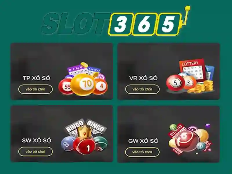 Thư viện trò chơi tại Slot365