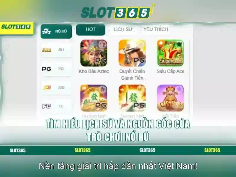 Slot365: Trải nghiệm sòng bài trực tuyến nổi bật