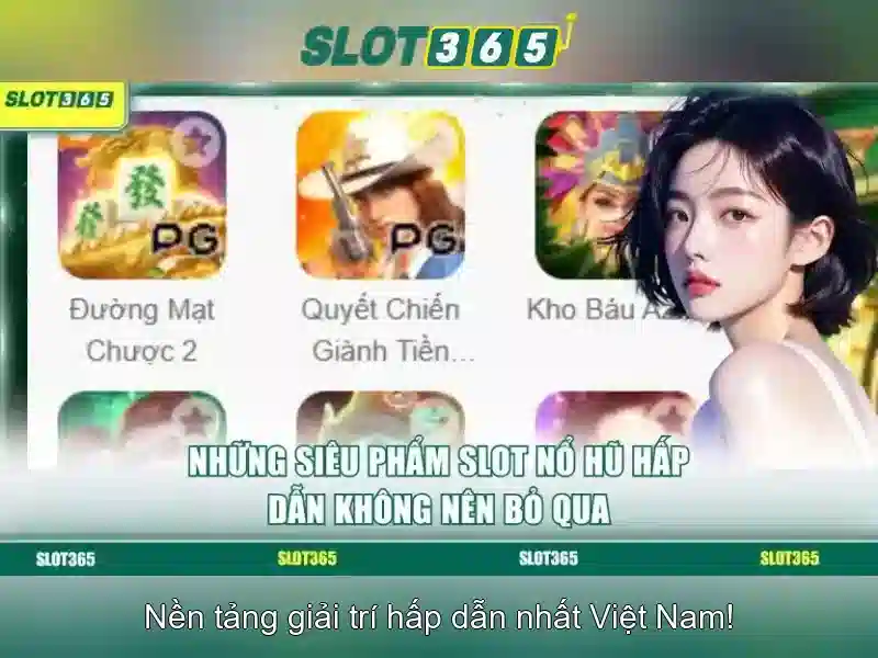 Danh mục trò chơi trên Slot365